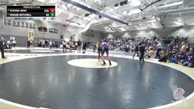 153 lbs Champ. Round 1 - Khage Mitchell, Willows Wrestling vs Steven Kent, Vaca Pena Middle School