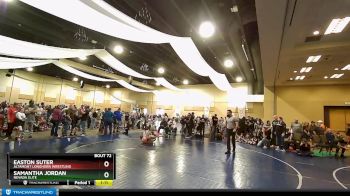 83 lbs Semifinal - Samantha Jordan, Nevada Elite vs Easton Suter, Altamont Longhorn Wrestling