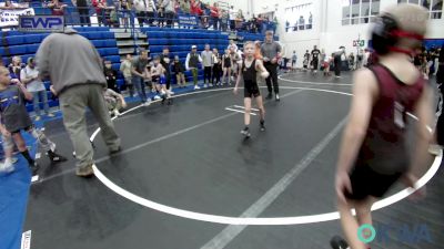 49 lbs Round Of 16 - John MacMunn, Perry Wrestling Academy vs Knoxson Leslie, Choctaw Ironman Youth Wrestling