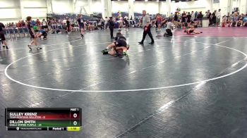 132 lbs Round 8 (10 Team) - Dillon Smith, Eagle Empire Purple vs Sulley Krenz, Team Montana Willston