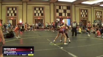 100 lbs Round 5 (10 Team) - Payton Hinkle, MGW- Blue Raz vs Emma Acampo, MGW- Cotton Candy