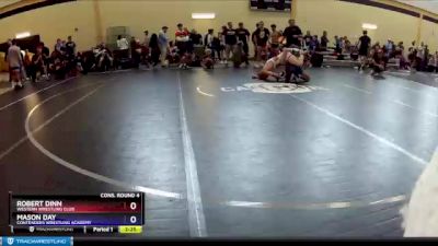 152 lbs Cons. Round 4 - Robert Dinn, Western Wrestling Club vs Mason Day, Contenders Wrestling Academy