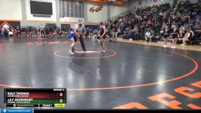 G-14 lbs Round 2 - Lily Gearheart, Prairie, Cedar Rapids vs Kaly Thomas, Clear Creek-Amana