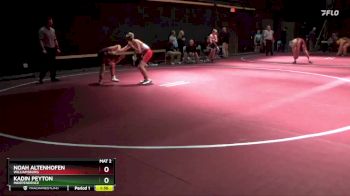 114-121 lbs 1st Place Match - Noah Altenhofen, Williamsburg vs Kadin Peyton, Independence