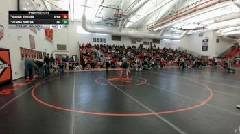 130 lbs Champ. Round 1 - Jenna Simon, Lander Valley vs Saige Theule, Kemmerer
