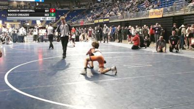 82 lbs 7th Place - Kenneth Swartzell, Mifflin County vs Rocco Creazzo, Nazareth