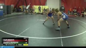 138 lbs Semis & 1st Wb (8 Team) - Maverick Henderson, Cambridge-Isanti Blue vs Tyler Brennan, Ankeny Centennial A