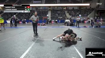 110 lbs Cons. Round 2 - Barrett Rice, Slyfox vs Cannon Vajnar, Hays WC