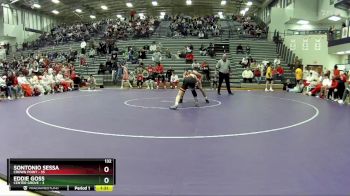 132 lbs Semis & 1st Wrestleback (8 Team) - Eddie Goss, Center Grove vs Sontonio Sessa, Crown Point