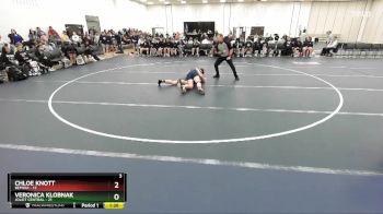 136 lbs Round 1 (6 Team) - Veronica Klobnak, Joliet Central vs Chloe Knott, Bemidji