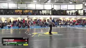 149 lbs Champ. Round 1 - Tyler Bolenbaugh, Alma College vs Dwight Parker, Heidelberg University