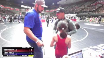 80 lbs Semifinal - Zariah Padilla, G-Style Wrestling Club vs Heidi Doyle, Driller Wrestling Club