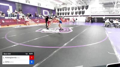 138 lbs Semifinal - Lukas Katsigiannis, Validus Wrestling Club vs Joshua Miguel Ortiz, Apex