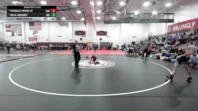 126 lbs Semifinal - Ronald Wood IV, Killingly vs Jack Gedney, Lewis Mills*