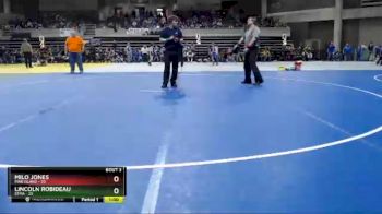 102 lbs Placement (4 Team) - Lincoln Robideau, STMA vs Milo Jones, Pine Island