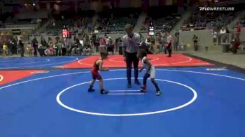 43 lbs Consolation - Boston Marzett, Pin-King All Stars vs Kyson Barnett, Fort Gibson Youth Wrestling