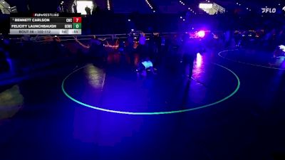 102-112 lbs Quarterfinal - Lydia Mahana, Mountain View Girls vs Skylar Boebert, Salt Flats Wrestling Club