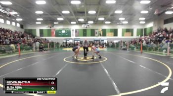Girls 132 lbs 3rd Place Match - Eliza Pena, Modoc Girls vs Juyvon Gastelo, Anderson Girls