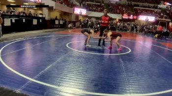 120 lbs 5th Place Match - Lily Christianson, Minot Majettes vs Charlette Swensen, Cougar Club Wrestling