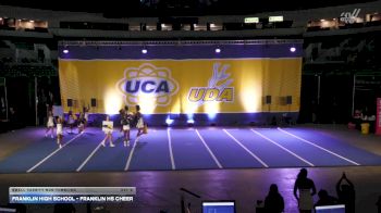 Franklin High School - Franklin HS Cheer [2025 Small Varsity Non Tumbling Day 2] 2025 UCA Northeast Regional