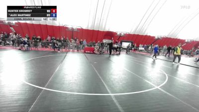 144 lbs Cons. Round 3 - Hunter Kromrey, Weigh In Club vs Alex Martinez, B.A.M. Training Center