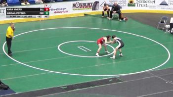 117 lbs 7th Place - Kara Myers, Dallastown vs Abigail Potsko, Parkland