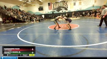 144 lbs Quarterfinal - Alessandro Rush, Lake Stevens vs Kenneth Adams Jr., Shorecrest