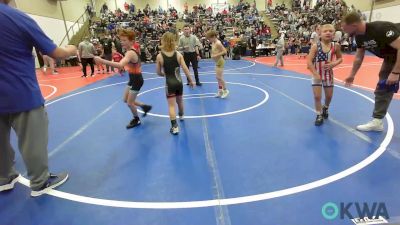 67 lbs Consolation - Braxton Corbell, Warner Eagles Youth Wrestling vs Braden Abel, Salina Wrestling Club