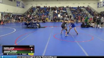137 lbs Cons. Round 3 - Savana Turner, Beaumont High School vs Alicia Lewis, Santa Monica Hs