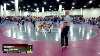 150 lbs Semis & 1st Wrestleback (8 Team) - Justice Callahan, Alburnett vs Talon Maple, Funky Monkey