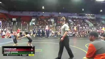 67 lbs Semis & 1st Wrestleback (8 Team) - Parker Dawson, Pine River vs Finnigan Cliff, Belding Black Knights