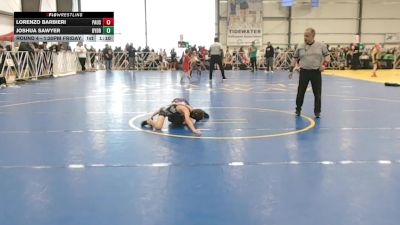 60 lbs Round 4 - 1:30pm Friday - Lorenzo Barbieri, PA USA vs Joshua Sawyer, Dynasty Death Row