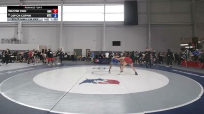138 lbs Cons. Sub-rd Of 16 - Vincent Finn, Michigan Wrestling Academy vs Devion Coffin, Beat The Streets Cleveland
