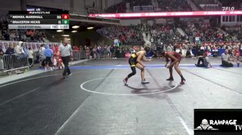 120 lbs Quarterfinal - Meikeil Marshall, RSA vs Braxston Hicks, CKSY Lions