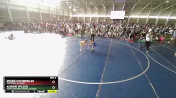 55 lbs Quarterfinal - Ryker Ostermiller, Colorado Outlaws vs Korbin Wilson, North Montana Wrestling Club