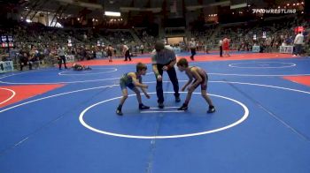 60 lbs Quarterfinal - Collin Davis, Carl Albert Little League vs Jesse Henson, Berryhill Wrestling