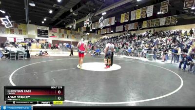 285 lbs Champ. Round 1 - Christian Case, Liberty vs Adam Stanley, Bakersfield