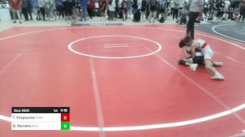 83 lbs Semifinal - Theo Eliopoulos, Pomona Elite vs Brison Romero, Wr Ac Of The Rockies