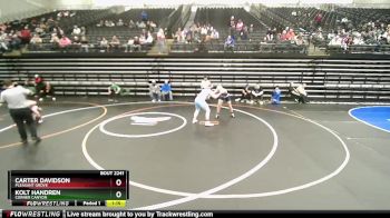 193 lbs Champ. Round 2 - Kolt Handren, Corner Canyon vs Carter Davidson, Pleasant Grove