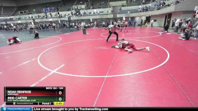 120 lbs 3rd Place Match - Reid Carter, Flat Earth Wrestling Club vs Noah Renfroe, Wisconsin