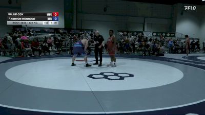 130 kg Cons. Semis - Willie Cox, Vallo WC vs Ashton Honnold, Moen Wrestling Academy
