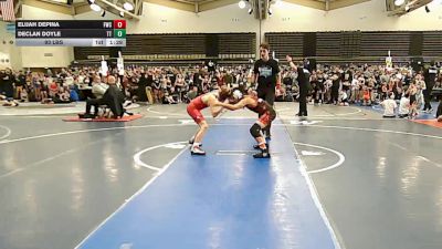 93 lbs Rr Rnd 5 - Elijah Depina, Falcons Wrestling Club - ESC vs Declan Doyle, Team Tugman - ESC