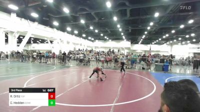 55 lbs 3rd Place - Romeo Ortiz, Top Rank vs Cj Hedden, GomezBrothersGrapplingAcademy