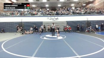 49 lbs Champ. Round 2 - Nathan Jennings, Buzzsaw Wrestling Club vs Kevin Wilson, Small Town Grims