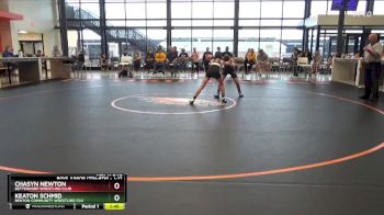 J-12 lbs Quarterfinal - Chasyn Newton, Bettendorf Wrestling Club vs Keaton Schmid, Benton Community Wrestling Clu