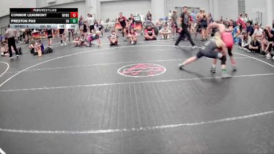 125 lbs Quarterfinals (8 Team) - Preston Pas, The Factory vs Connor Leaumont, West Forsyth Wrestling Club