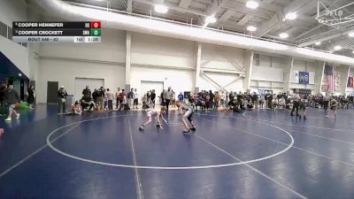 82 lbs Quarterfinal - Cooper Crockett, Sanderson Wrestling Academy vs Cooper Hennefer, Declo Stingers