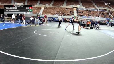 D1-144 lbs Champ. Round 1 - Ryder Surgenor, Pinnacle High School vs Baylor Veres, Corona Del Sol High School