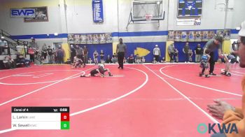 37 lbs Consi Of 4 - Ledger Larkin, Lake Legends Wrestling Club vs William Sewell, Eufaula Ironheads Wrestling Club