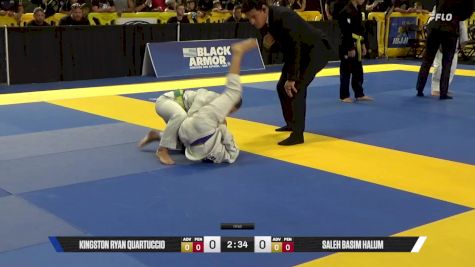 Saleh Basim Halum vs Kingston Ryan Quartuccio 2025 Pan Kids Jiu-Jitsu IBJJF Championship